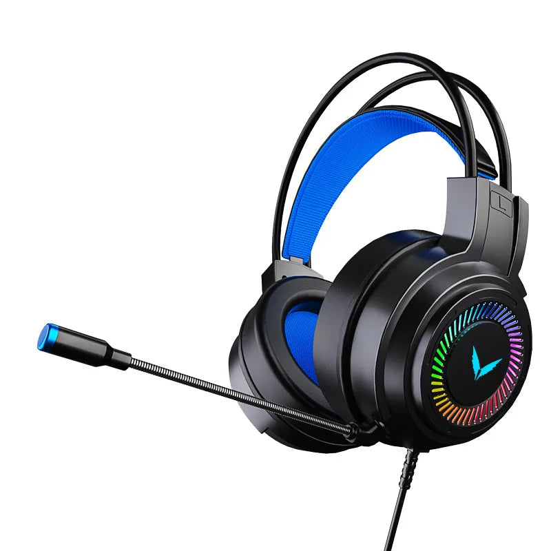 Gaming Headset G58 com fio 7.1 Stereo Channel,  Headset Bass,  Headphone com Microfone para computador.